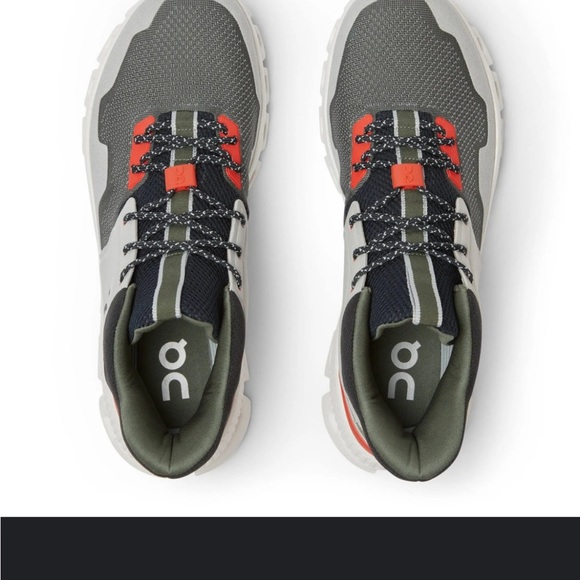 On Running Men's Sneakers - Gray, Black, Red size 12.5 - Picture 3 of 13